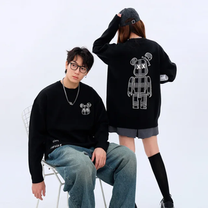 Chemises de survêtement personnalisées colorées pour hommes Chemises de survêtement personnalisées pour adultes Chemises de survêtement unisexes d'hiver épaisses pour hommes - Product Image 5