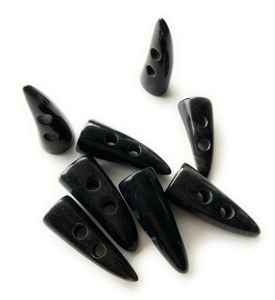 Botón de palanca de cuerno de búfalo pulido de la mejor calidad para abrigos de invierno y Blezzer a precio mayorista - Product Image 1