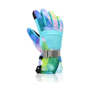 Gants de ski imprimés sur mesure de haute qualité, vente chaude, en gros, grande taille, couleur personnalisée, gants de sécurité pour sports de plein air - Product Image 3