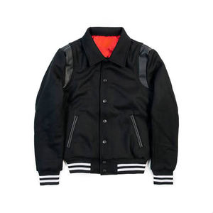 Chaqueta Universitaria Personalizada al por Mayor, Chaqueta de Invierno Lisa, Chaqueta de Satén de Seda Lisa para Hombre, Chaqueta Universitaria en Venta - Product Image 6