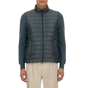 Gilet matelassé en toile ultra-léger pour homme, coupe ajustée, imperméable, coupe-vent, respirant, décontracté, idéal pour l'hiver – Vente chaude OEM - Product Image 1