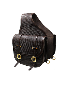 Sac de selle de saut équestre en cuir véritable de qualité supérieure outillé à la main vêtements d'équitation western-accessoires de qualité supérieure - Product Image 2