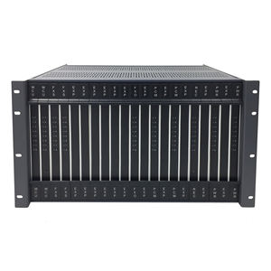 Châssis standard 6U de 19 pouces, montage en rack, central téléphonique numérique PBX avec multi-trunks analogiques/E1/T1/IP - Product Image 1
