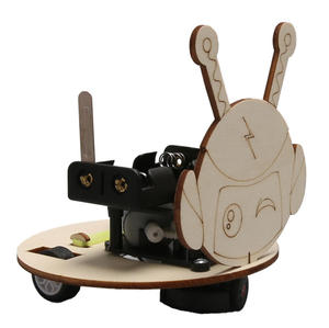 OKYN-G5628 penghindar hambatan <span class=keywords><strong>Robot</strong></span> teknologi anak-anak mainan percobaan sains DIY paket bahan Temuan buatan tangan - Product Image 3