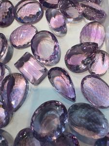 Pierres précieuses à facettes en vrac de taille libre d'améthyste rose naturelle - Product Image 4