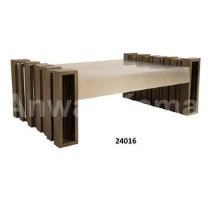 Mesa auxiliar de vidrio templado y metal sólido marrón martillado con acabado de latón, ideal para el hogar, la sala de estar y la Oficina - Product Image 5