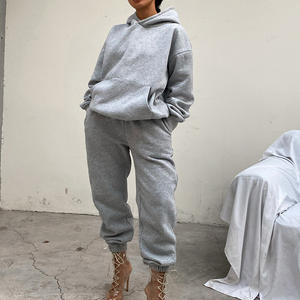 Conjunto Deportivo de Dos Piezas de Satén para Invierno, Unisex, de Alta Calidad y Ecológico, Sudadera con Capucha y Pantalones Deportivos, Tallas Grandes, Venta al Por Mayor para Hombres y Mujeres, 2023 - Product Image 2