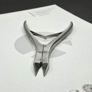 Cortaúñas Resistente con Doble Resorte, Puntas Rectas y Finas, Instrumento de Pedicura de Acero Inoxidable - Product Image 6