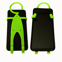 Support de téléphone en silicone pour bureau, portable et étanche, design durable et imperméable