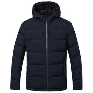Vestes matelassées écologiques pour hommes, style streetwear, pour l'hiver, col montant, coupe-vent, imperméables, à capuche, personnalisables, devant haut de gamme - Product Image 1