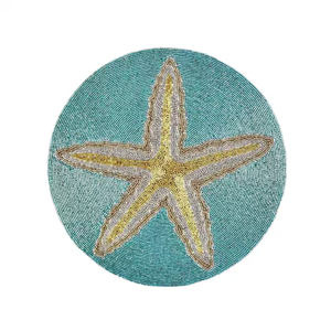 Posavasos de varios tamaños y diseños con cuentas de estrellas y galerías, alfombrillas y almohadillas para el hogar con cuentas únicas - Product Image 2