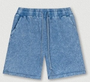 Short de survêtement décontracté en velours côtelé vintage pour homme, avec poche à la taille et motif cargo. - Product Image 6
