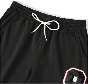 Survêtement de haute qualité avec impression en relief, logo personnalisé, coupe évasée, 100% coton, ourlet brut, pantalon de survêtement à capuche, survêtement pour homme - Product Image 4