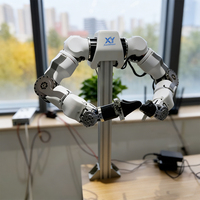 Robot collaboratif open source à double bras 14 DOF, bras robotiques 7 DOF, robot de recherche ROS2 pour l'IA, l'assemblage de précision et l'éducation