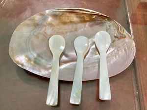 Cuillère en nacre faite à la main pour servir des collections de cadeaux Restaurants de luxe et vaisselle exclusive - Product Image 5