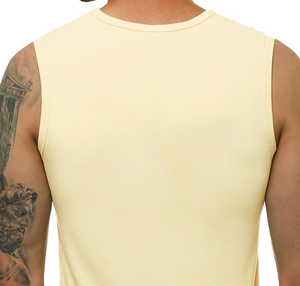 Chaleco de gimnasio de algodón 100% de calidad profesional estilo informal transpirable con tejido de punto servicio y precio competitivo OEM - Product Image 4