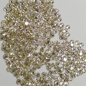 Diamants naturels authentiques, taille ronde, en vrac, tailles SI2-I1/JK, de 2,10 mm à 2,60 mm, prix de gros d'usine - Product Image 2