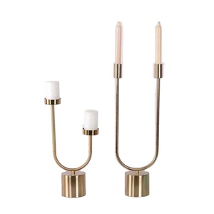 Candelabros minimalistas, candelabro de diseño de última llegada, candelabro de Metal para decoración de hogar y fiesta - Product Image 1