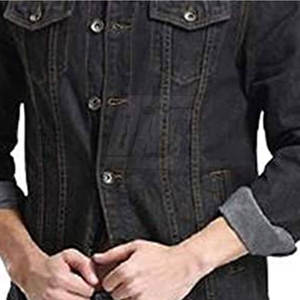 Chaqueta vaquera transpirable hecha en material de alta calidad para hombre, chaqueta de invierno para hombre superventas para adulto - Product Image 6