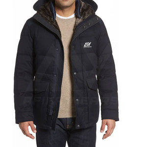 2024 Design Your Own Logo Stand Collar High Street Style Puffer <b>Jacket</b> for <b>Men</b> OEM Service <b>Lightweight</b> - Product Image 2