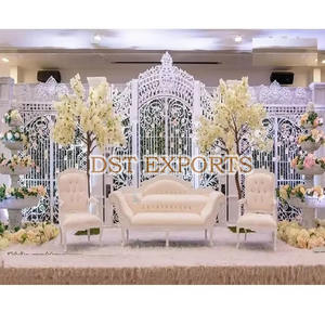 Exclusive Wedding Jewelry Frames Latest <b>Silver</b> Wedding BackStage Frame New Style Wedding <b>Jhumka</b> Frame Set - Product Image 5