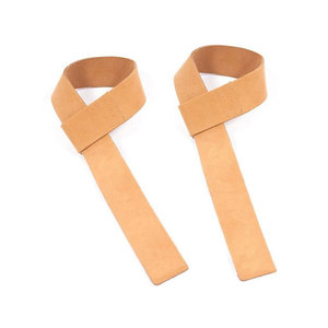 Muñequera unisex antideslizante de piel de vaca personalizable correas de cuero para gimnasio fitness entrenamiento pesado Ejercicio de levantamiento de pesas - Product Image 4
