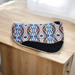 Wholesale Premium Quality Rider' Trust Horse <b>Bareback</b> <b>Saddle</b> <b>Pads</b> 1.5mm Thick Suede Leather Fleece Lining Equestrian Riding - Product Image 2