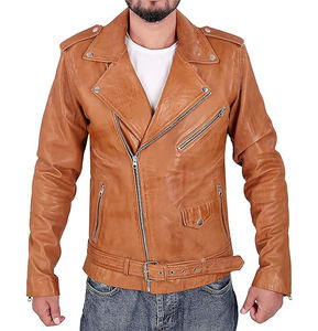 Chaqueta de cuero PU con cremallera para hombre, abrigo de primavera y otoño, chaqueta de moda para hombre, chaqueta de cuero informal ajustada con cuello levantado, 2024 - Product Image 1