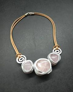 New Arrival Fabric Necklace Jewelry Necklace for Women Earrings Jewelry Set Costume <b>Wedding</b> Jewelry <b>Accessories</b> for Women - Product Image 5