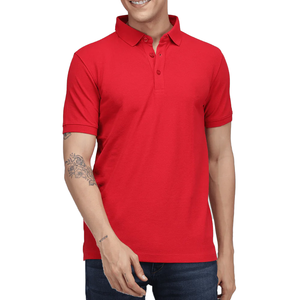 Polo de Manga Corta para Hombre, con Ribete en Contraste, Bolsillo, Corte Regular, Informal, de Algodón, Cómodo, Transpirable, Elegante, para Uso Diario - Product Image 3