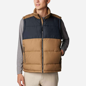 Nouveau personnalisé de haute qualité personnalisé léger gilet chaud hiver fermeture éclair sans manches veste 2025 grande taille hommes à manches courtes gilets - Product Image 1