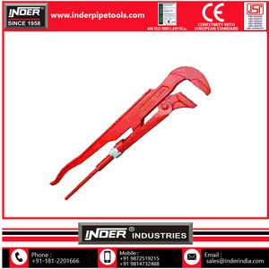 Inder suédois personnalisé 45 90 degrés 1/2 pouces robuste réglable universel multi-taille clé à tuyau outil à main de haute qualité - Product Image 4