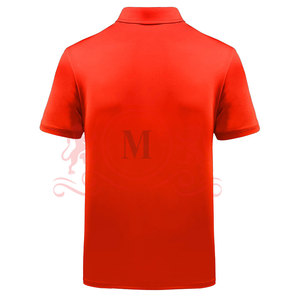 Custom Logo <b>Red</b> Shirt Premium Soft <b>Fabric</b> Breathable Modern Fit Short Sleeve Everyday Fashion Style - Product Image 2