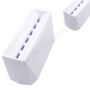 6 pièces Support de rangement et de présentation en acrylique pour pinces à extensions de cils, avec étiquettes personnalisées, accessoires et outils pour extensions de cils - Product Image 5