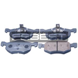 Set di pastiglie freno anteriori FEBEST (0501-EPF) - Product Image 1