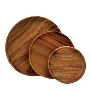 Plateau en bois d'acacia massif fait main, design élégant, qualité supérieure, vente en gros, plateau de service en bois fait main - Product Image 6