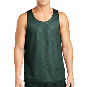 Sérigraphie de débardeur en jersey de coton personnalisé jaune pour hommes - Product Image 4