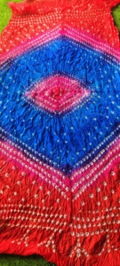 Lori Creation Trendy Jaipuri Bandhani/Bandhej Art Silk Suit Tie-Dye Bhandej <b>Dupatta</b> with Gota Patti Traditional <b>Scarves</b> & Shawls - Product Image 2