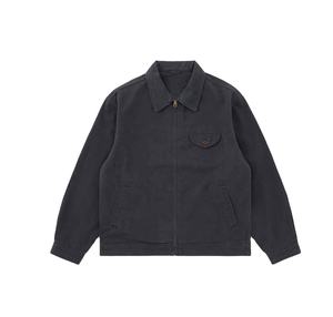 Blouson Bomber en Jean Rembourré Style Vintage Personnalisé 2026 pour Homme, Veste de Travail en Toile de Coton Brodé avec Fermeture Éclair pour l'Extérieur - Product Image 1