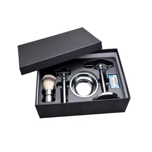 Juego de herramientas de afeitado premium con brocha, portátil para uso doméstico, la mejor calidad para uso en hoteles y salones, con soporte superior. - Product Image 3