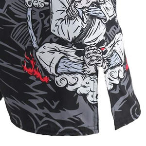 Pantalones cortos de entrenamiento MMA impresos con logotipo personalizado Estiramiento Sublimación propia Ropa de artes marciales - Product Image 3