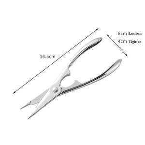 Outil en acier inoxydable pour les fruits de mer <span class=keywords><strong>Pince</strong></span> à <span class=keywords><strong>pince</strong></span> en métal pour écorces de crabes de crevettes et homards - Product Image 5