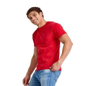 Haute qualité 100% coton t-shirts homme 2025 été t-shirts décontractés couleur unie Couple surdimensionné t-shirts noir blanc gris hauts de sport - Product Image 2