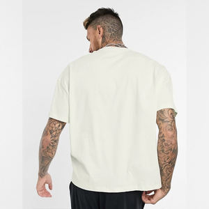 T-shirts tricotés à manches courtes en coton pour hommes T-shirt en coton pur personnalisé OEM Chemise d'été décontractée douce et confortable - Product Image 2