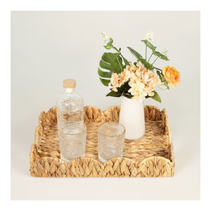 ถาดเสิร์ฟอาหารเวียดนามกรอบไม้ไผ่ทำมือทนทานสไตล์หวายเป็นมิตรกับสิ่งแวดล้อมสำหรับการตกแต่งภายในร้านอาหาร-SS2061 - Product Image 1