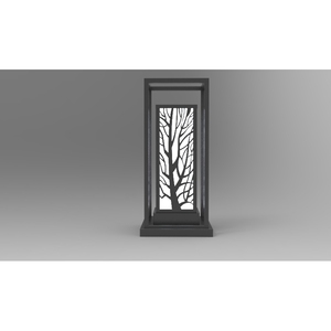 DNT.003.02 Lampe Solaire de Jardin Premium Blanc Chaud 30W Aluminium Verre Électrique AC IP65 IP66 pour Usage Routier et Paysager Certifié ETL - Product Image 2