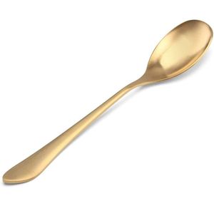 Juego de Cubiertos de Acero Inoxidable con Mango Largo, Cucharas Coreanas Plateadas, Cuchara para Postre, Tenedor, Agitador de Café, Precio de Fábrica al por Mayor - Product Image 2