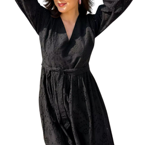 Nuevo diseño de estilo Dubai vestidos de mujer 100% algodón pakistaní Shalwar Kameez vestidos casuales estilo sólido con decoración de cremallera - Product Image 5