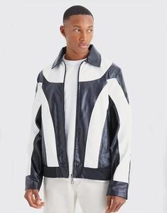 Blouson bombardier à col ferme en tissu lisse adhérence stable sensation thermique cadre élégant blouson bombardier à couche polyvalente - Product Image 1