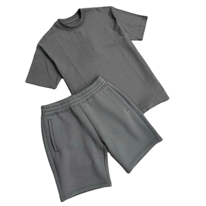 New 2026 Wholesale Customize Men Summer Breathable Plus Size Quick Dry Terry Polyester/Cotton Thick Soft Fabric Casual <b>Sets</b> - Product Image 3